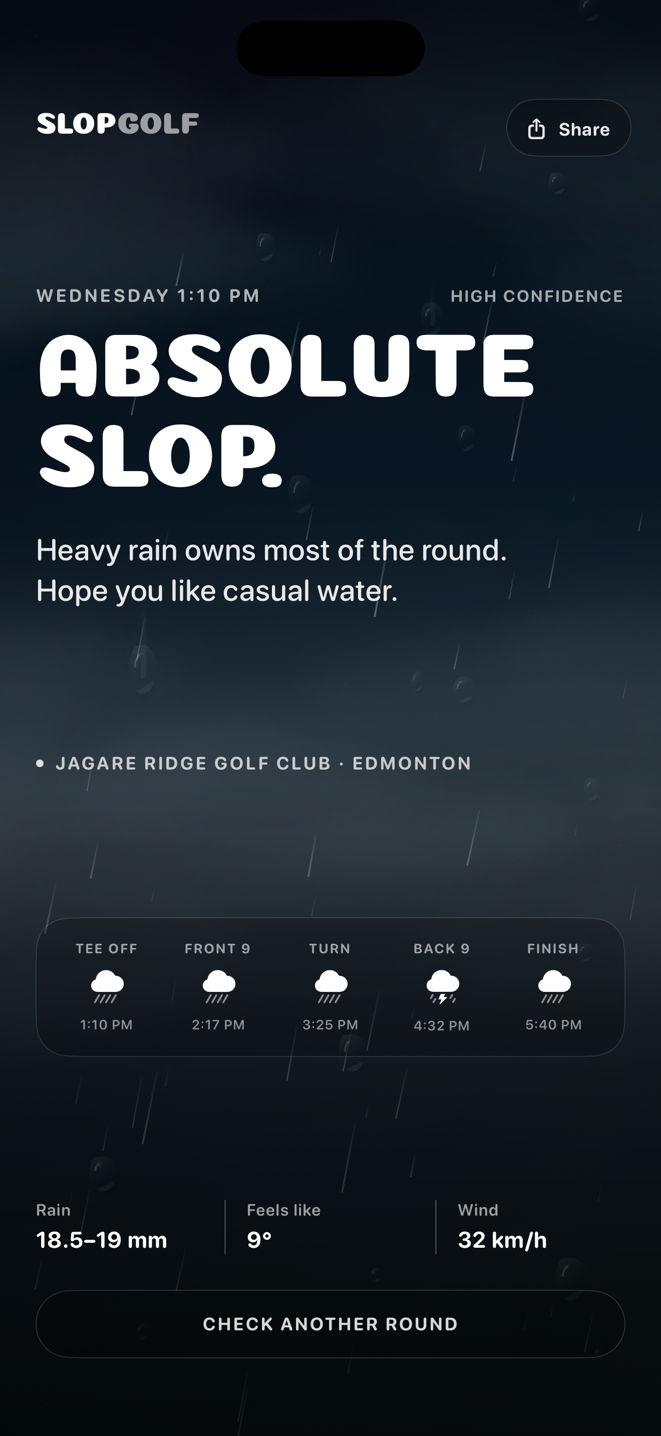 Slop Golf iPhone app preview
